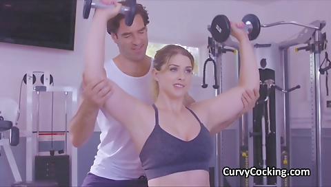 Hot blond slut rides cock in her mouth