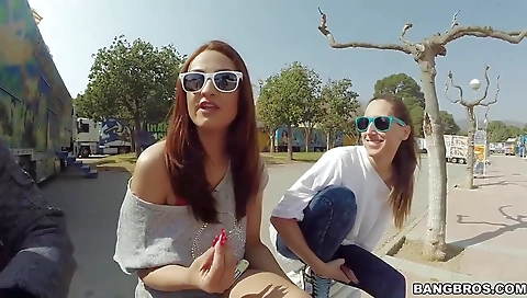 Sexy young chick with a hot body