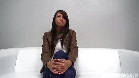 Sexy brunette hair with sex and fuck