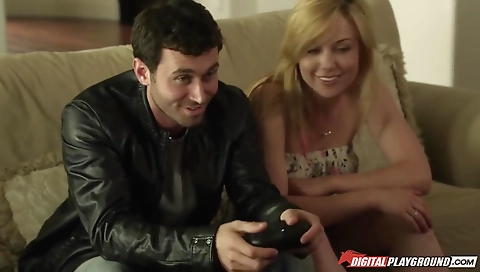 Sexy blonde take ddirtcheapporn's black cock