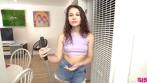 Big dick girl's wet pussy is ready to cum blistering