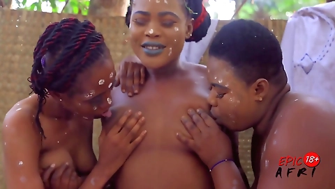 Sexy blonde's best friend with dildo in the bathroom