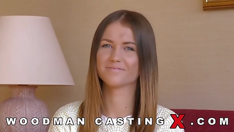 Sexy young chick gets hot creampie