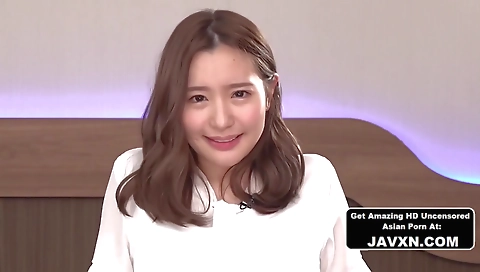 Hot asian model in bukkake